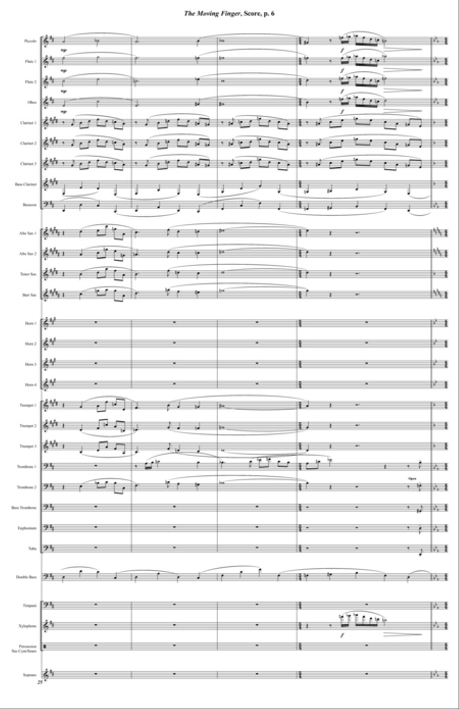 The Moving Finger (Wind Ensemble)