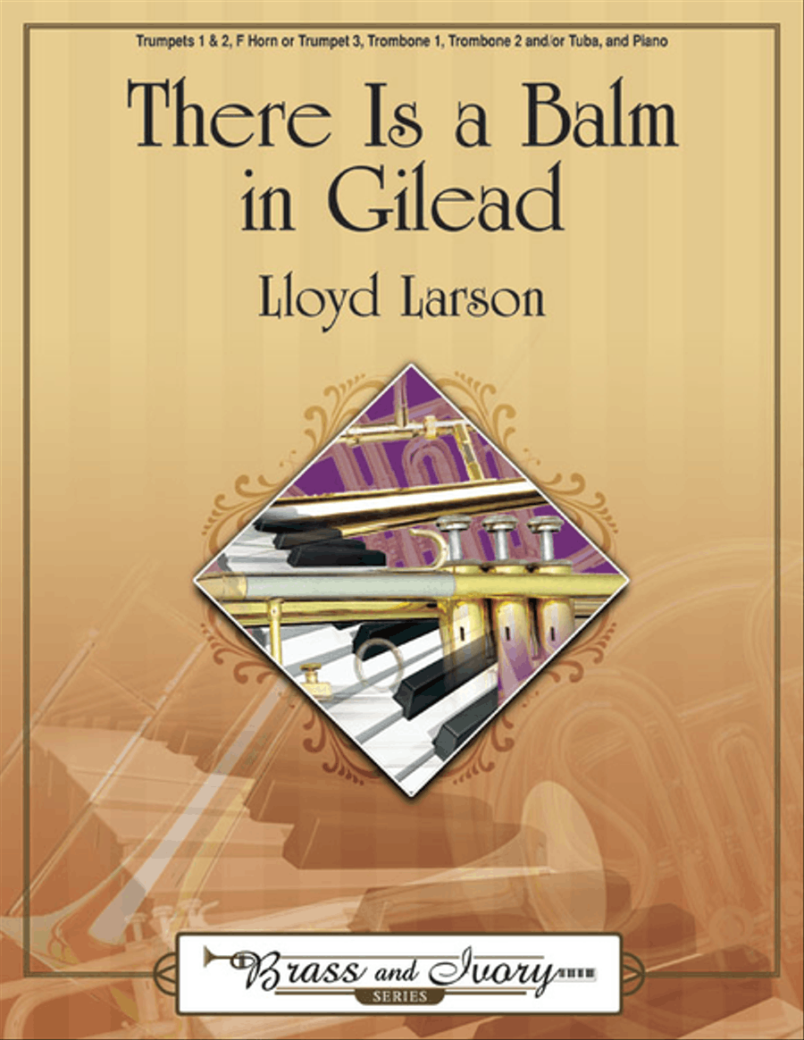There Is a Balm in Gilead Brass Ensemble scores gallery preview page 1