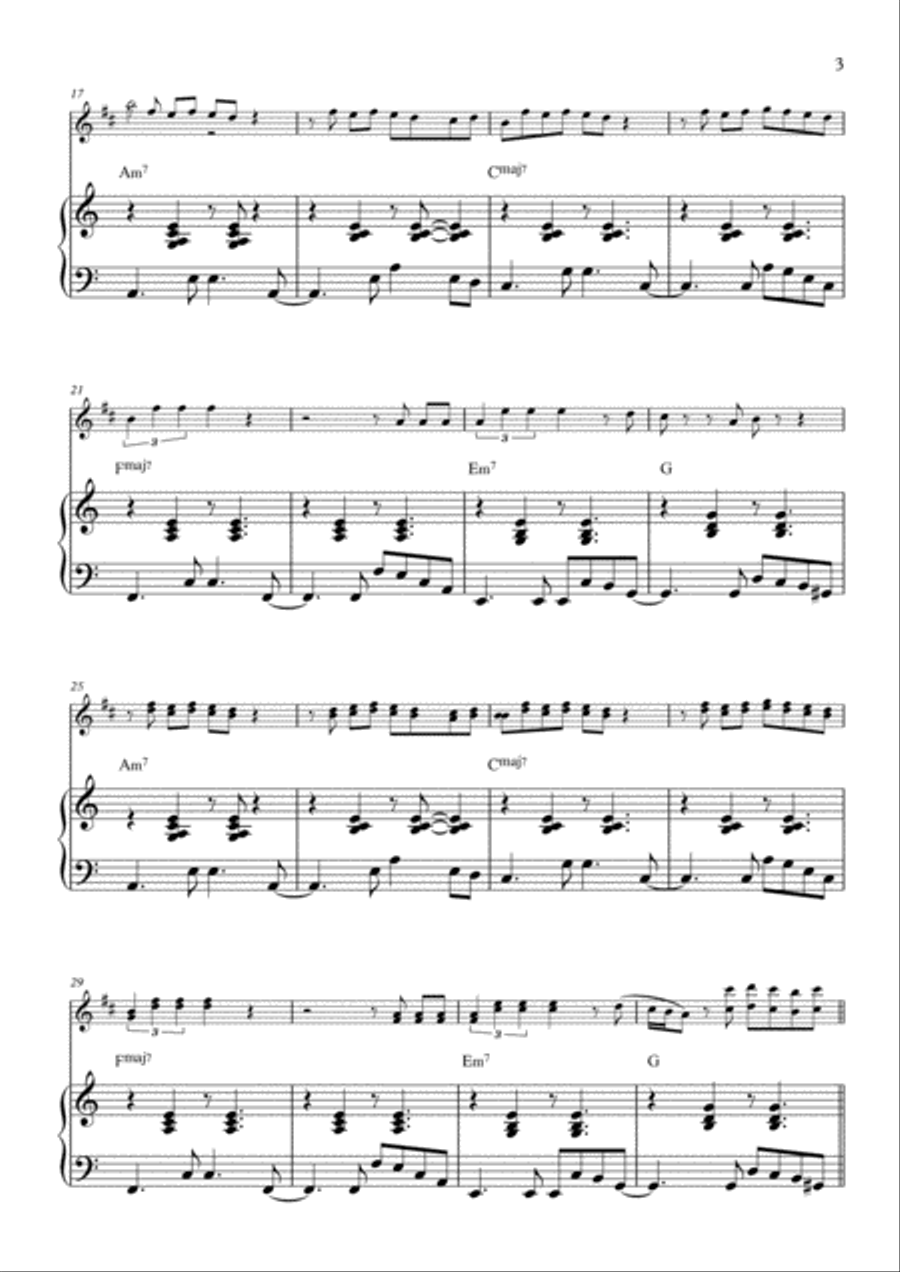 Senorita Woodwind Duet scores gallery preview page 3
