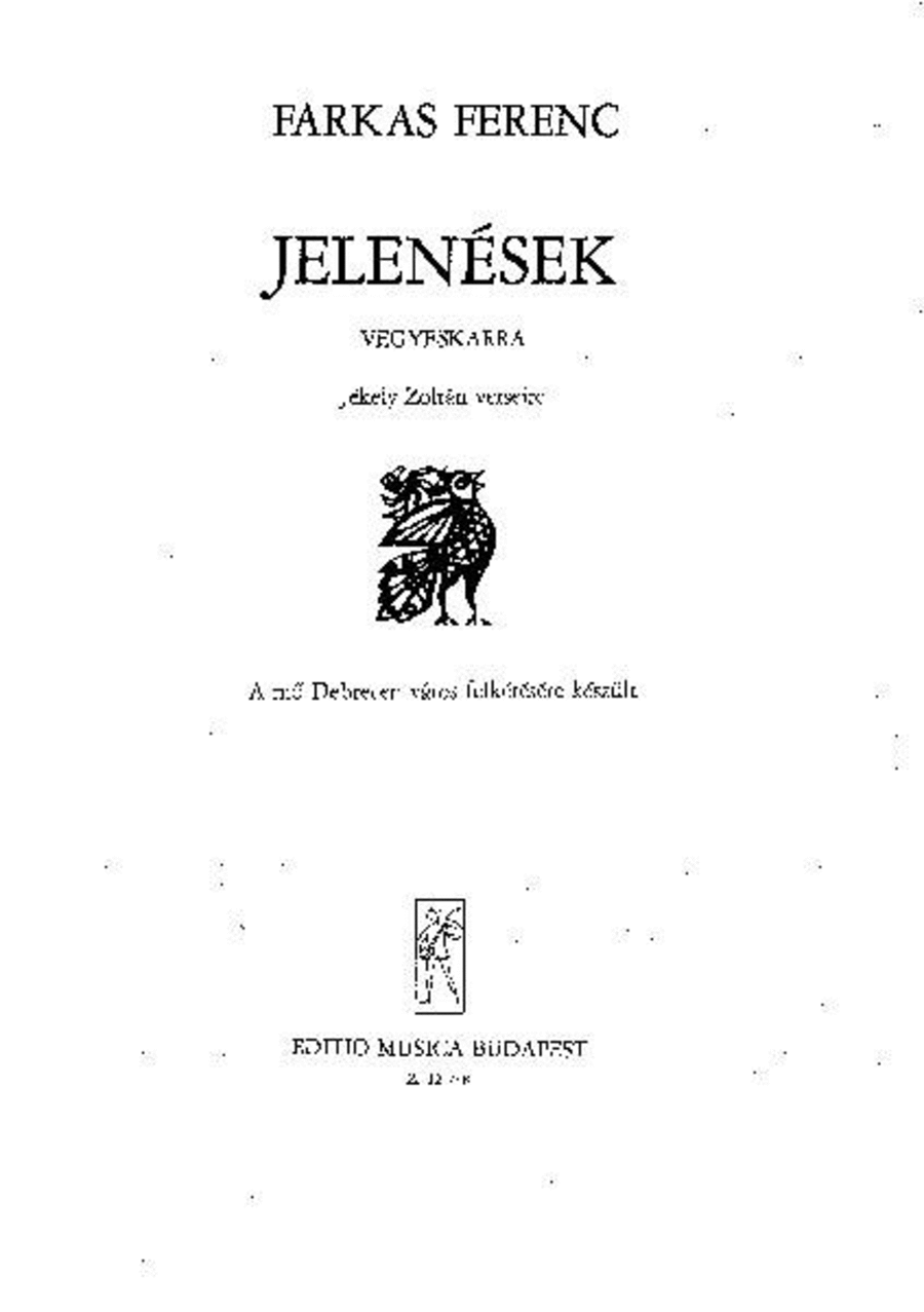 Jelenések Jelenések A Cappella scores gallery preview page 1