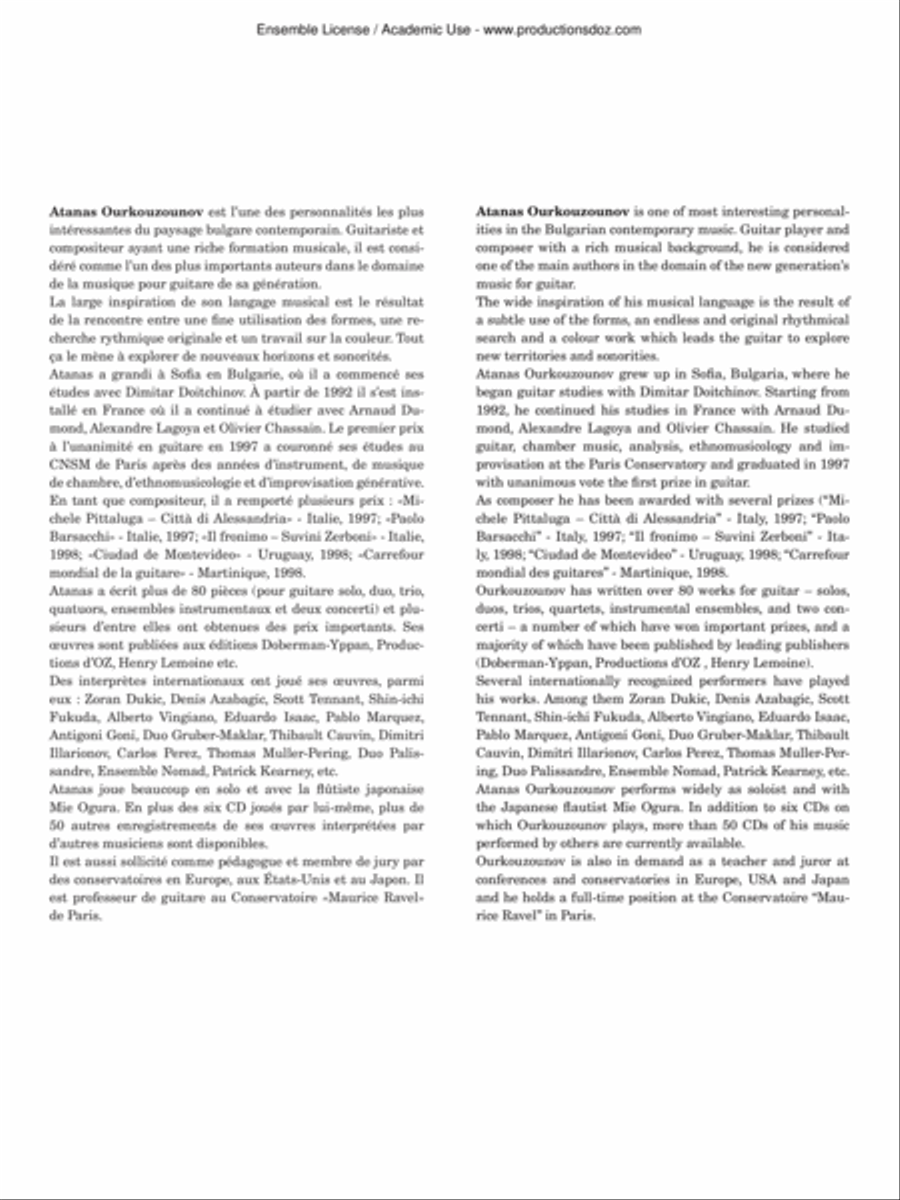 Triades Triades Guitar Ensemble scores gallery preview page 2