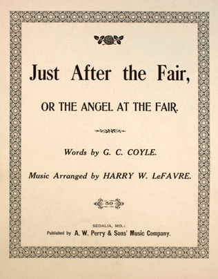 Just After the Fair, or, The Angel at the Fair