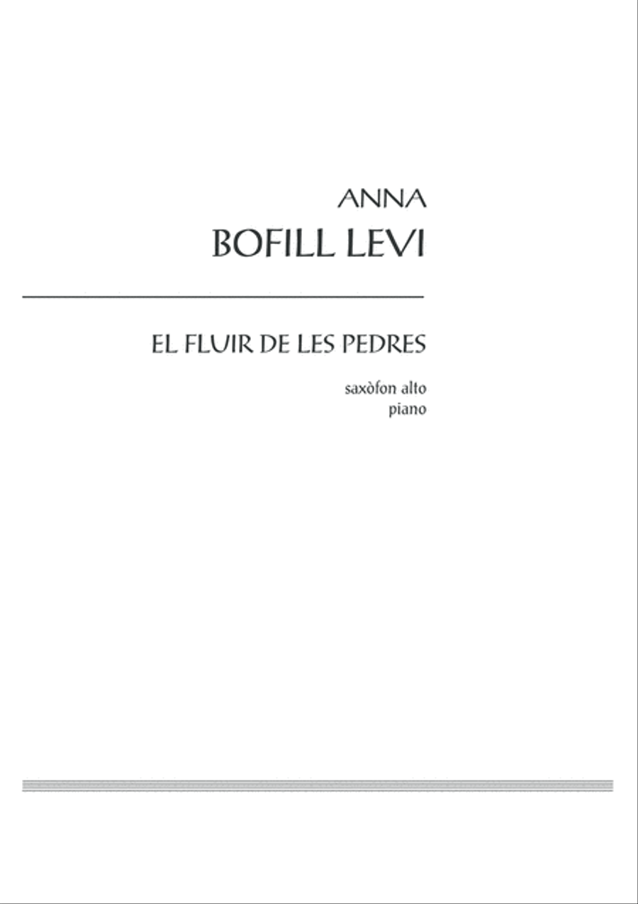 El fluir de les pedres Alto Saxophone scores gallery preview page 3