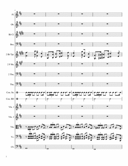 Opus 150, Intermezzo for Orchestra in B-la (Score) image number null