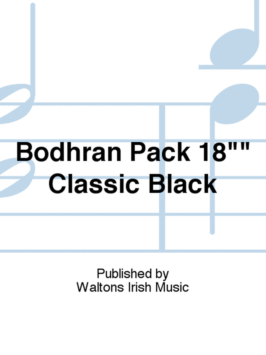 Bodhran Pack 18 Classic Black