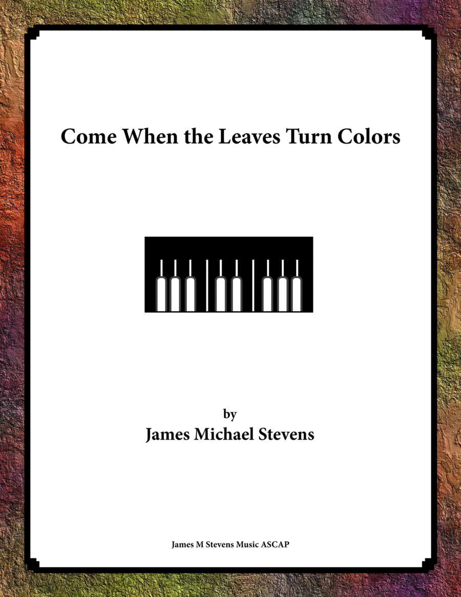 Come When the Leaves Turn Colors Piano Solo scores gallery preview page 1