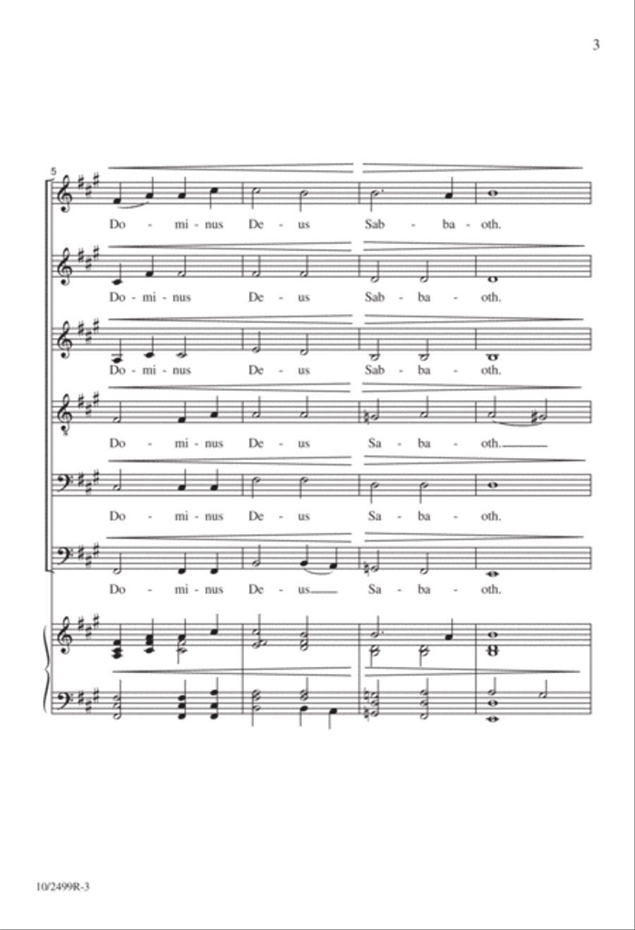 Sanctus Sanctus Divisi scores gallery preview page 3