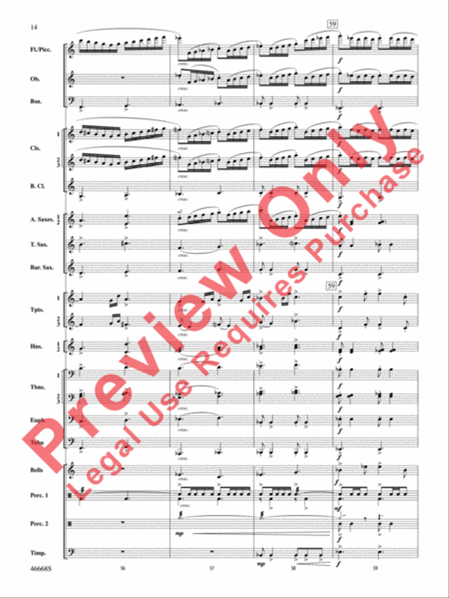 Skydance Concert Band scores gallery preview page 15
