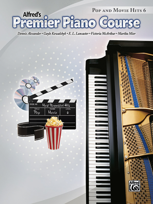Book cover for Premier Piano Course Pop and Movie Hits