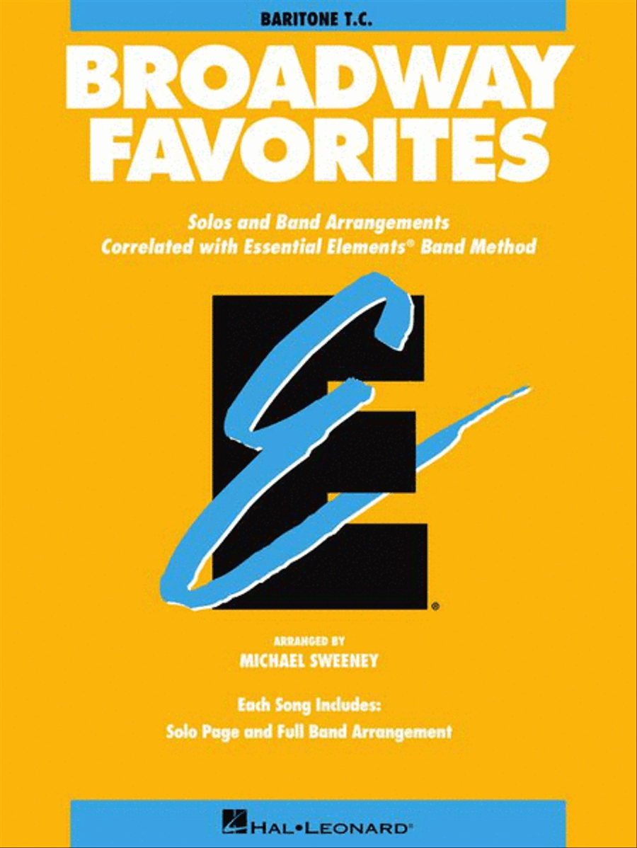 Essential Elements Broadway Favorites Concert Band Methods scores gallery preview page 2