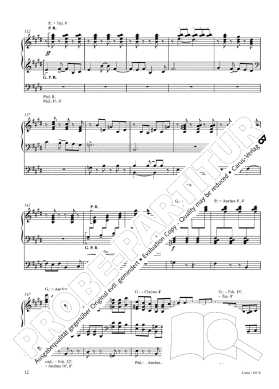 Danse (Tarantelle styrienne) Organ scores gallery preview page 13