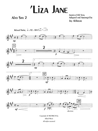'Liza Jane: 2nd E-flat Alto Saxophone