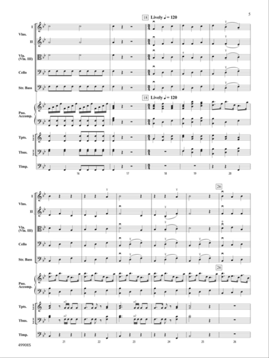 Zadok the Priest: Score String Orchestra scores gallery preview page 5