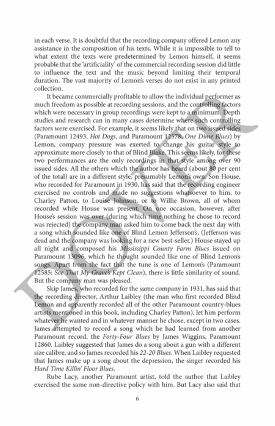 Charley Patton -- Expanded Edition Collection / Songbook scores gallery preview page 8