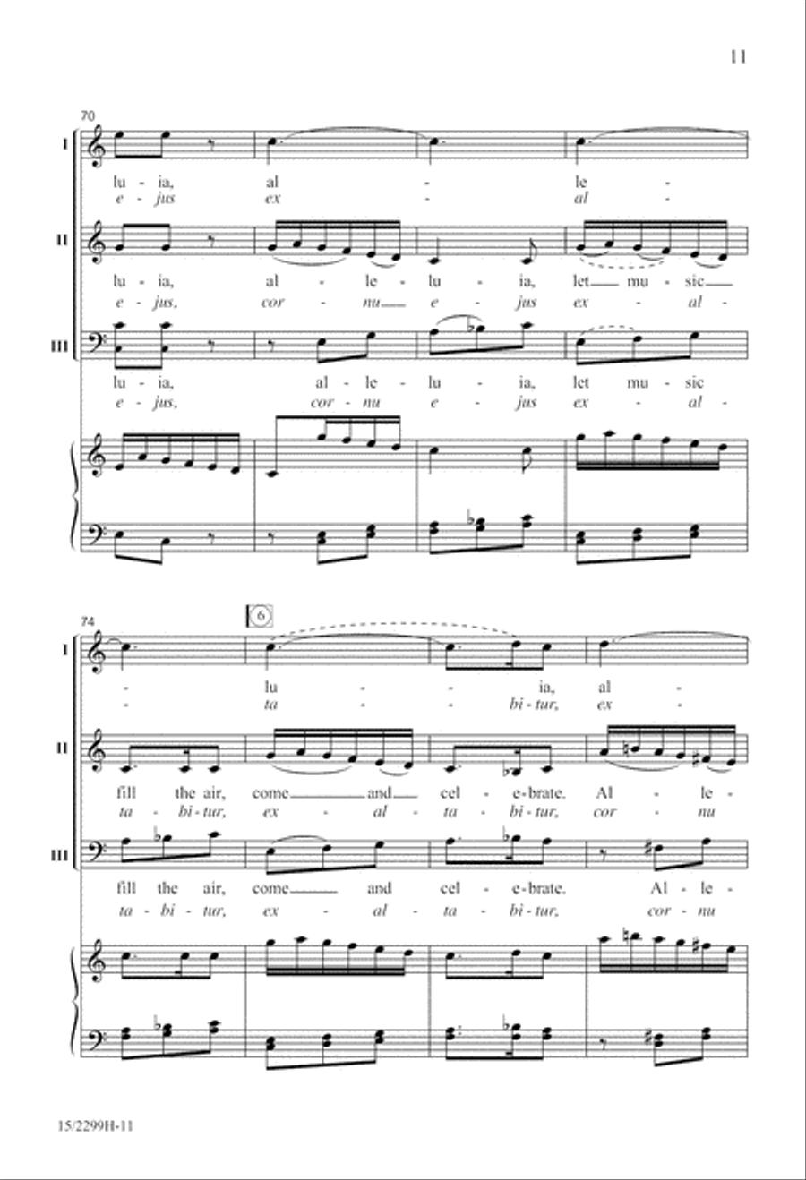 Come, Sing and Be Joyful Divisi scores gallery preview page 12
