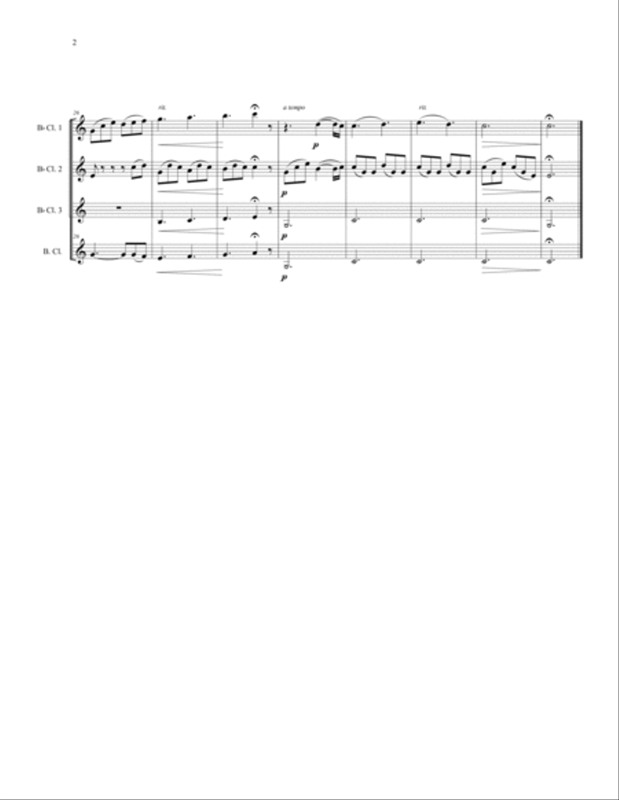 Band Of Brothers - Main Title Woodwind Quartet scores gallery preview page 4