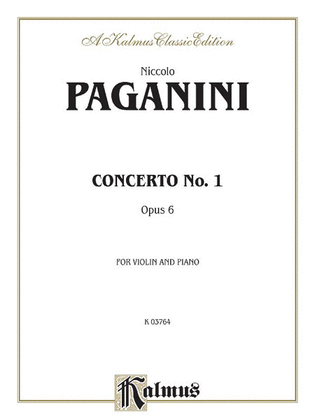 Book cover for Concerto No. 1, Op. 6