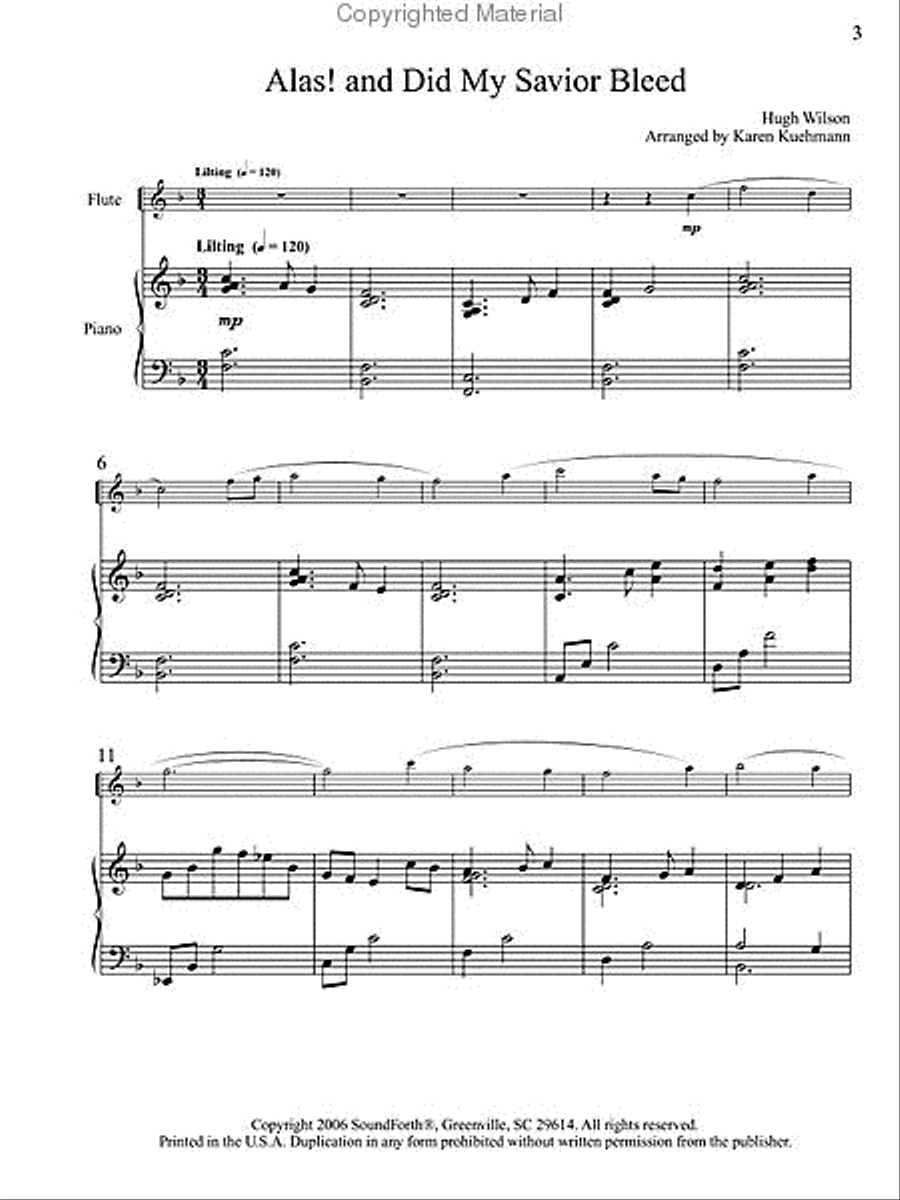 Meditations on the Cross Flute Solo scores gallery preview page 2