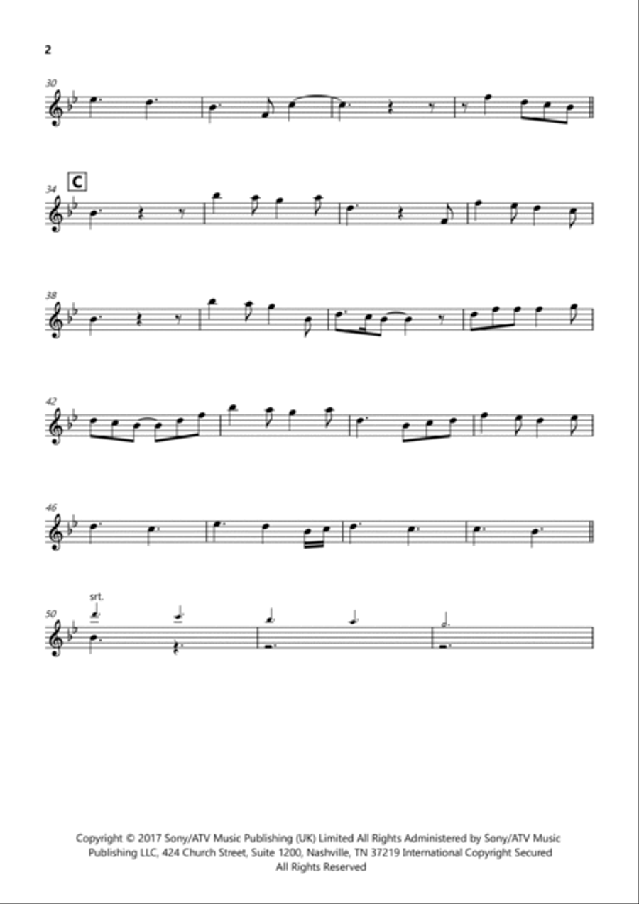 Perfect Perfect Tenor Saxophone scores gallery preview page 2