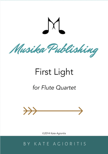 First Light - for Flute Quartet image number null