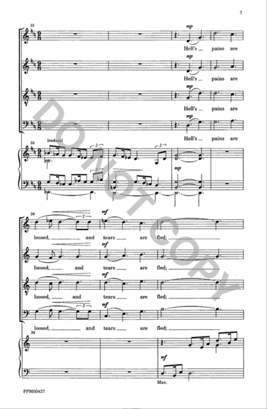 Light's Glittering Morn 4-Part scores gallery preview page 8