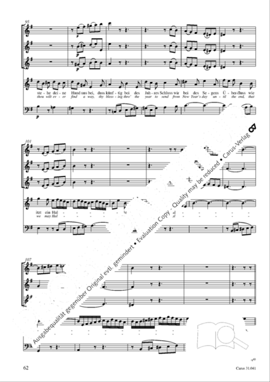 O Lord, we come to praise thee 4-Part scores gallery preview page 63