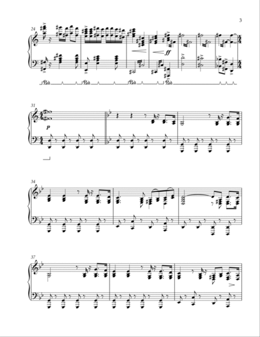 Hymn To Red October Piano Solo scores gallery preview page 4