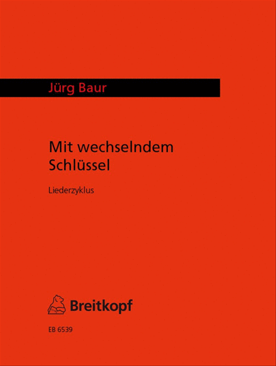 Mit wechselndem Schluessel Voice Solo scores gallery preview page 1
