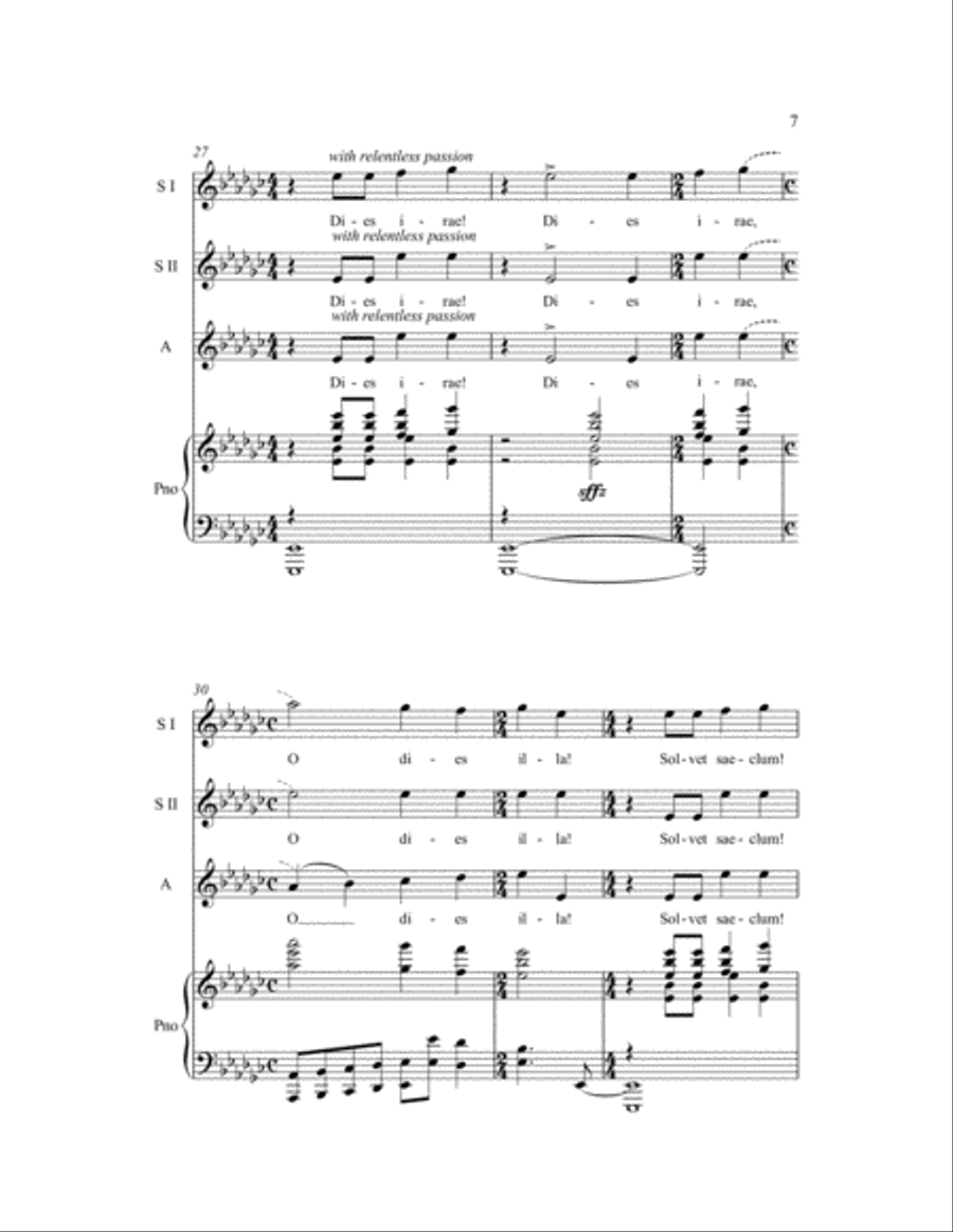 Dies Irae SSA scores gallery preview page 11