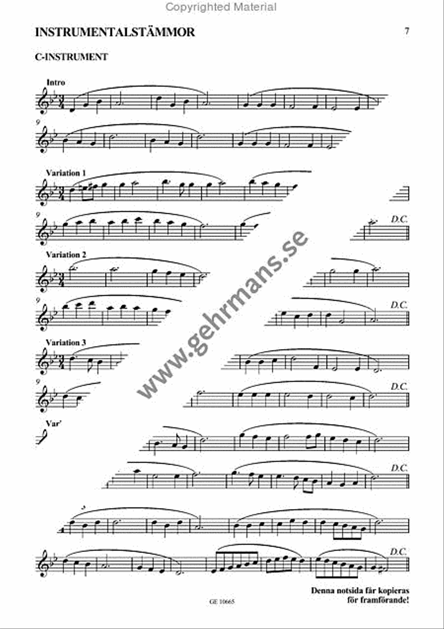 Kallor av liv 4-Part scores gallery preview page 5