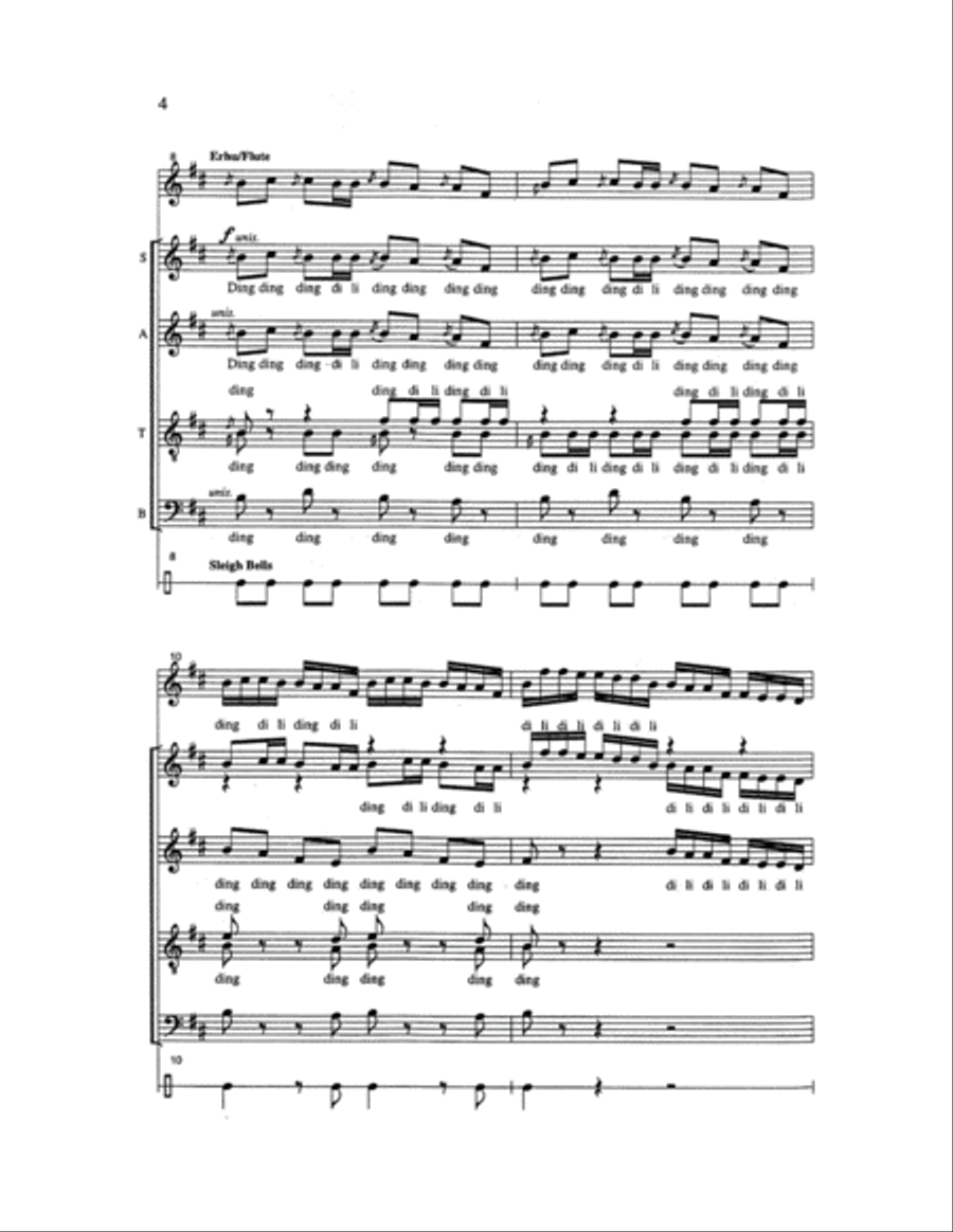 Magnificent Horses 4-Part scores gallery preview page 6