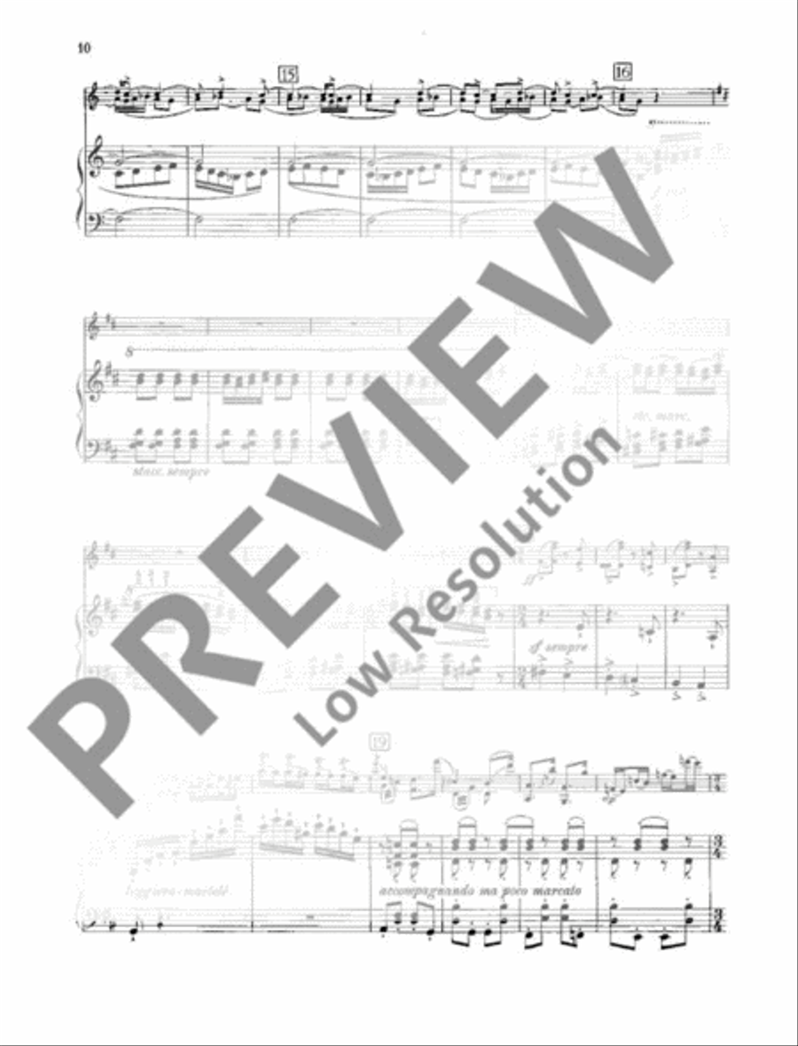 Concerto en ré - Concerto in D Piano scores gallery preview page 11