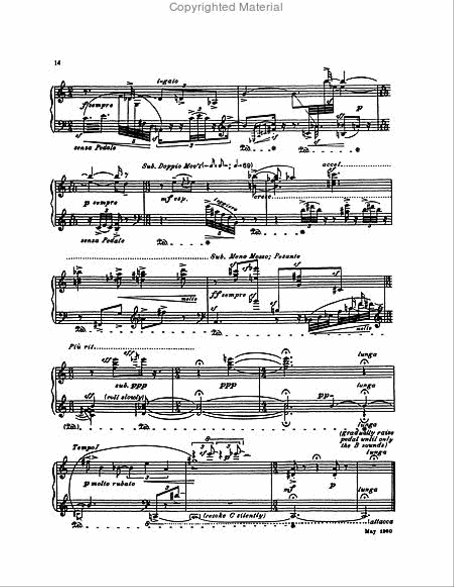 David Del Tredici – Piano Album Piano Solo scores gallery preview page 5