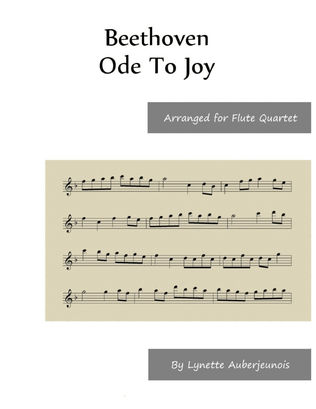 Ode to Joy - Flute Quartet