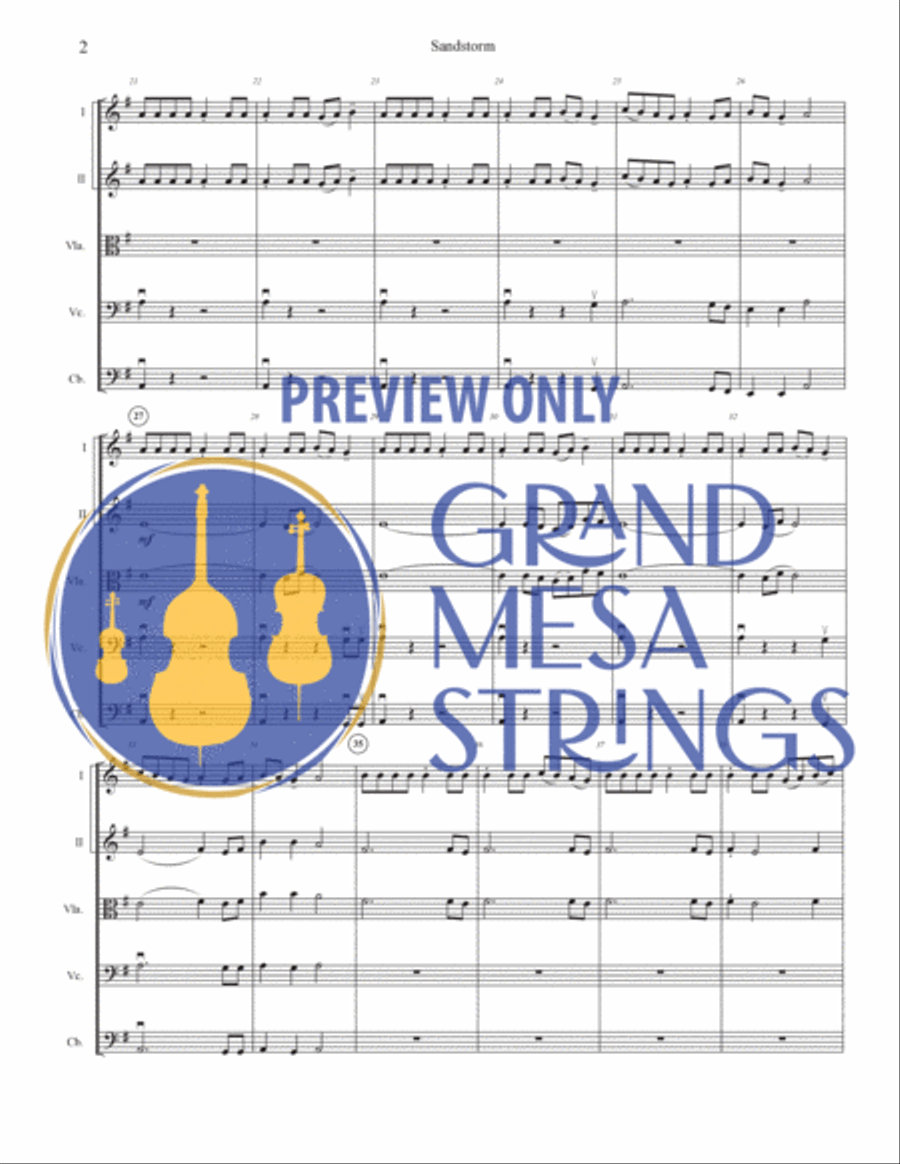 Sandstorm String Orchestra scores gallery preview page 3