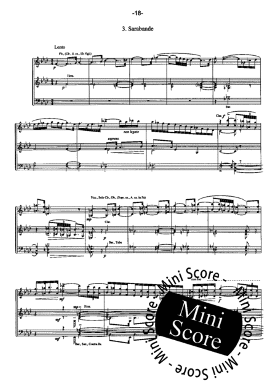 Partita Concert Band scores gallery preview page 21