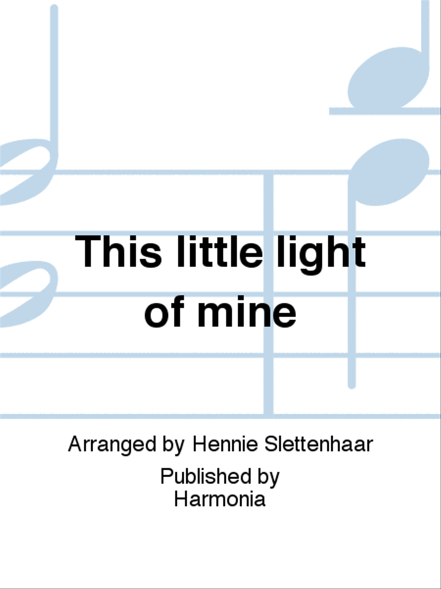 This little light of mine 4-Part scores gallery preview page 1