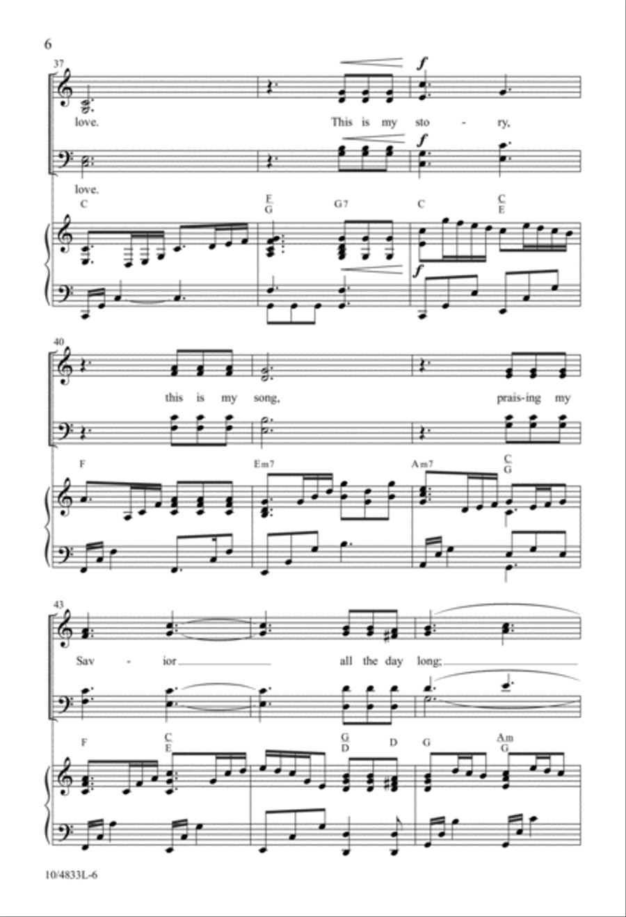 Blessed Assurance Blessed Assurance 4-Part scores gallery preview page 6