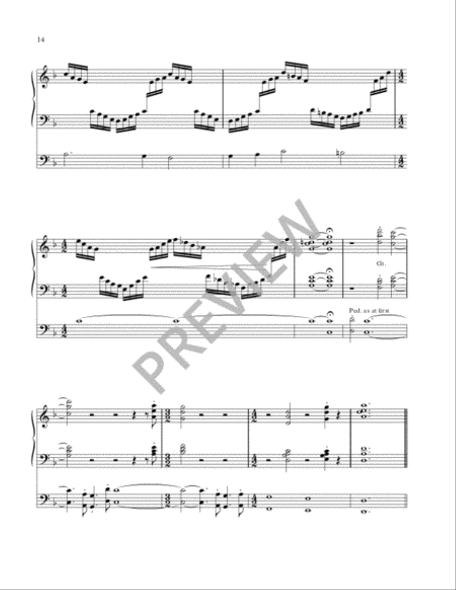 Hymn Harmonizations for Organ - Volume 4 Organ scores gallery preview page 16
