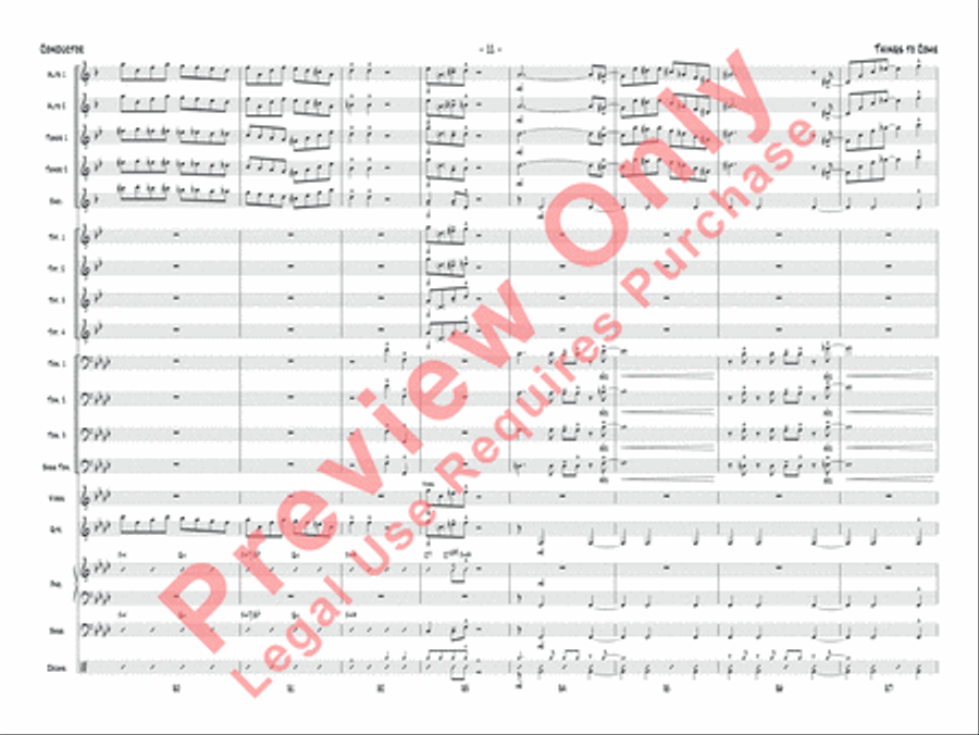 Things to Come Jazz Ensemble scores gallery preview page 12