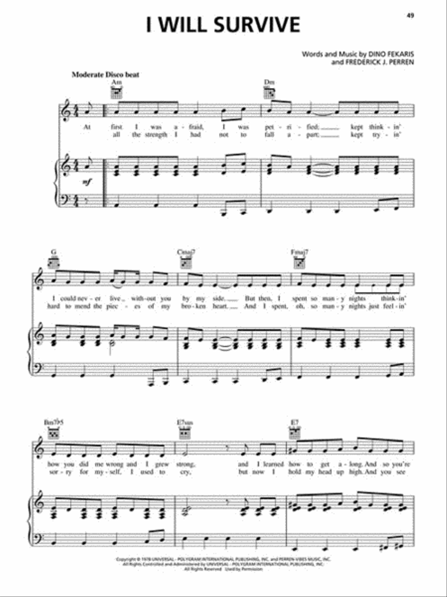 Priscilla, Queen of the Desert - The Musical Piano, Vocal scores gallery preview page 4