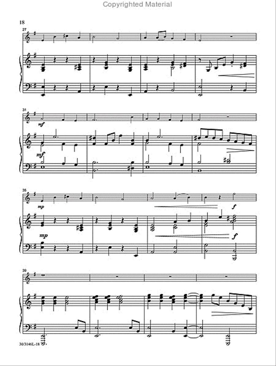 Christmas Winds Clarinet scores gallery preview page 14