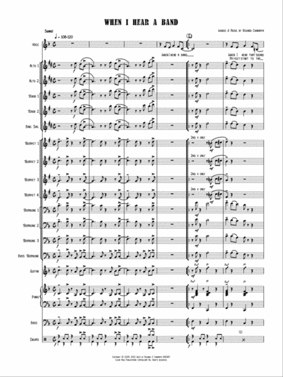 When I Hear a Band Jazz Ensemble scores gallery preview page 2
