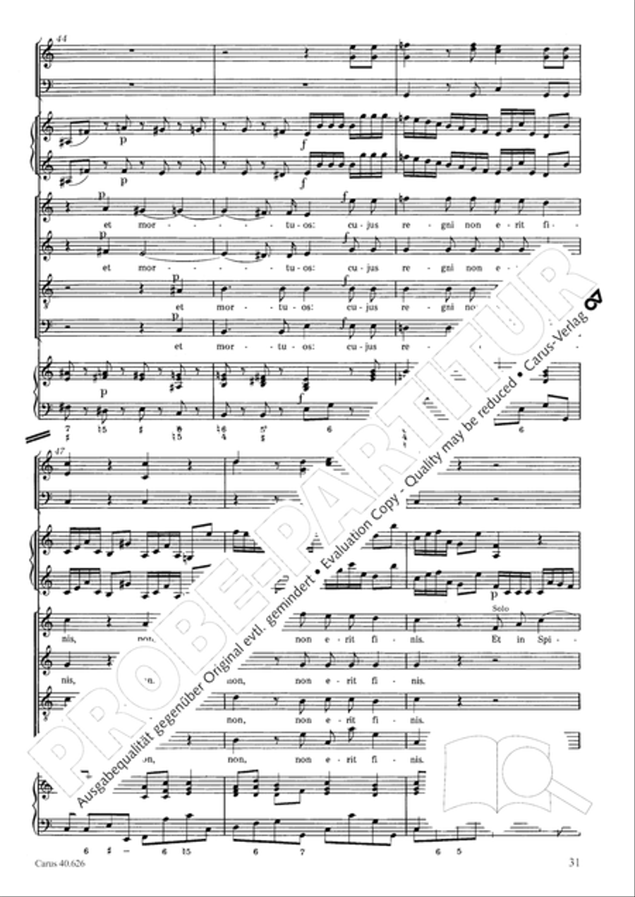 Mass in C Major Mass in C Major 4-Part scores gallery preview page 31