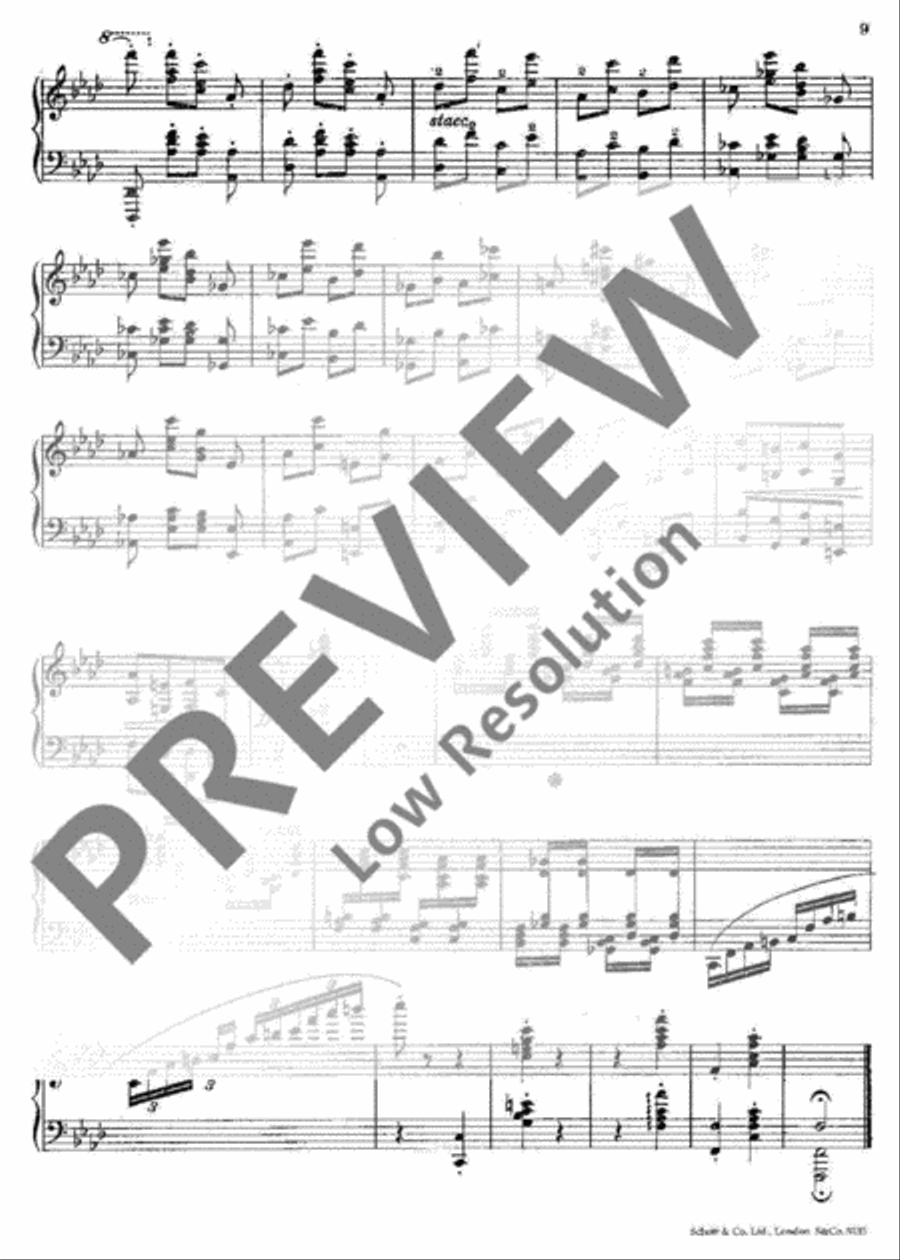 Capriccio f minor Capriccio f minor Piano Solo scores gallery preview page 10