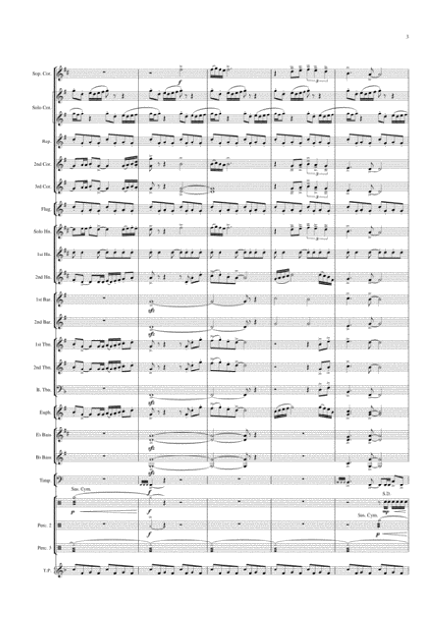Flight Of The Phoenix Flight Of The Phoenix Brass Ensemble scores gallery preview page 3