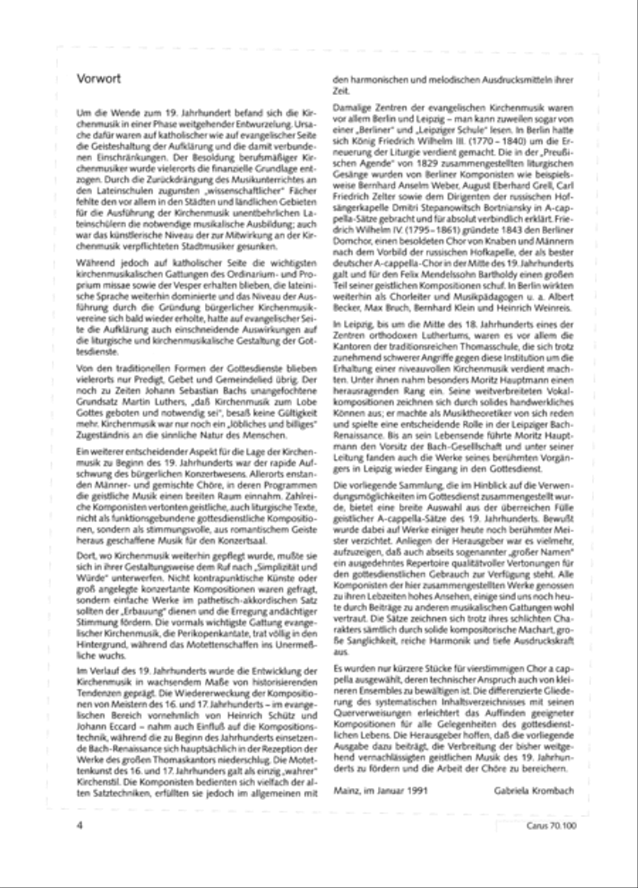 Geistliches Chorbuch der Romantik Choir scores gallery preview page 5