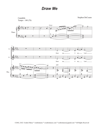 Book cover for Draw Me (SATB)