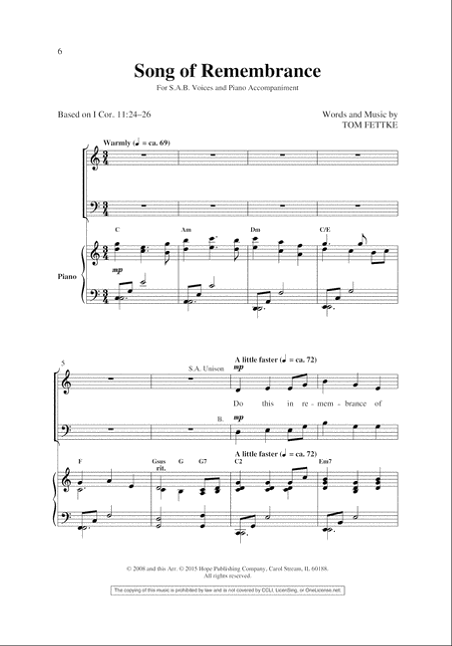Easy Anthems, Vol. 5 3-Part scores gallery preview page 9