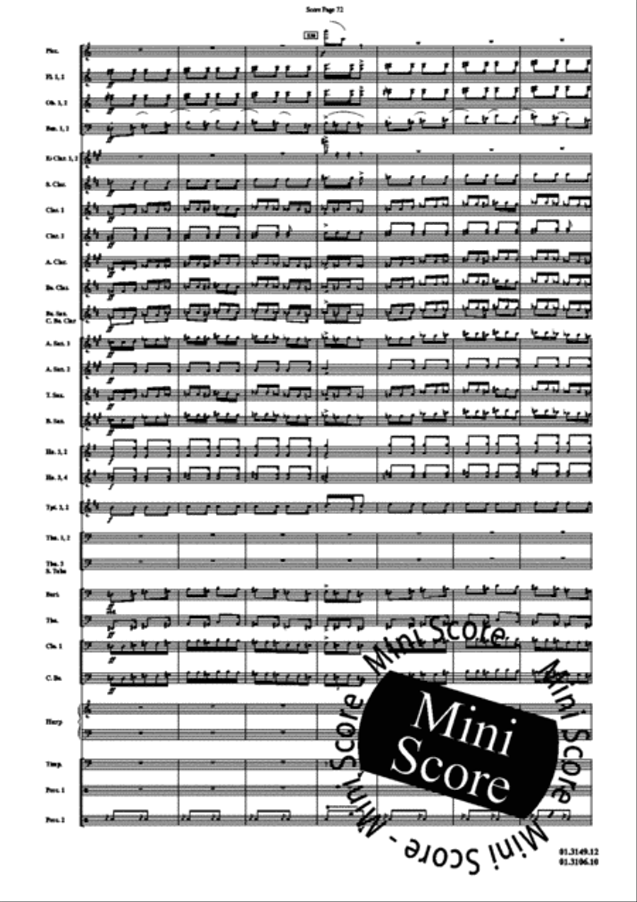 Scheherazade Concert Band scores gallery preview page 244